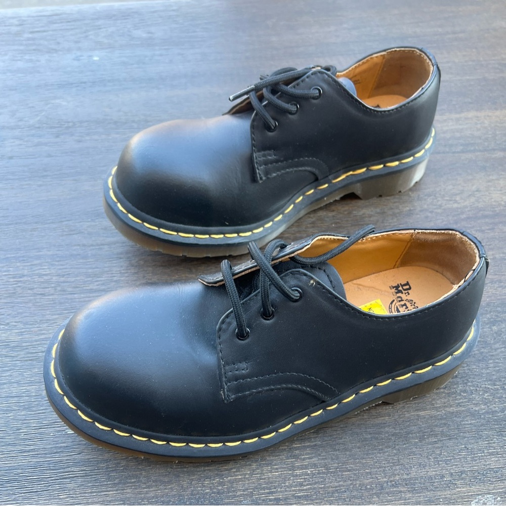 3 eyed steel toe Doc Martens